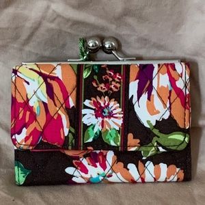 Vera Bradley Small Kisslock Wallet